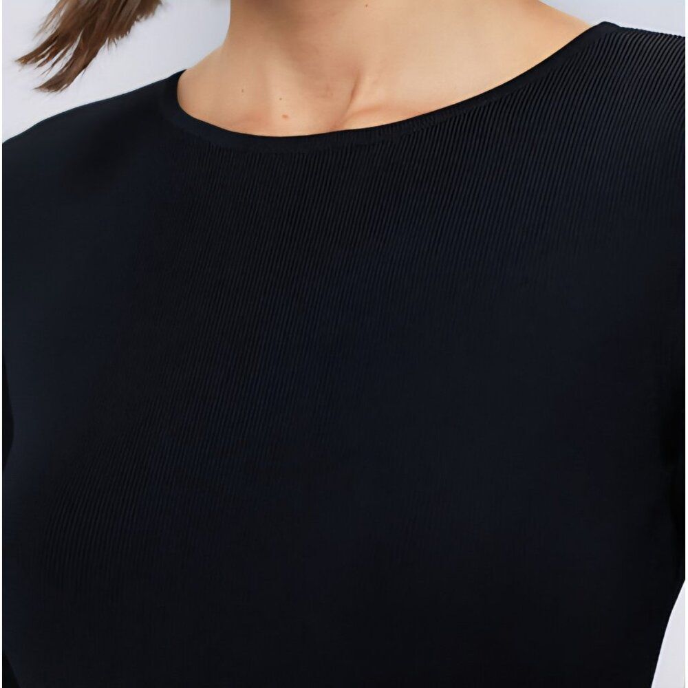 NWT Tuckernuck - M Hyacinth House Black Knit Gwendolyn Maxi Dress - Picture 7 of 9